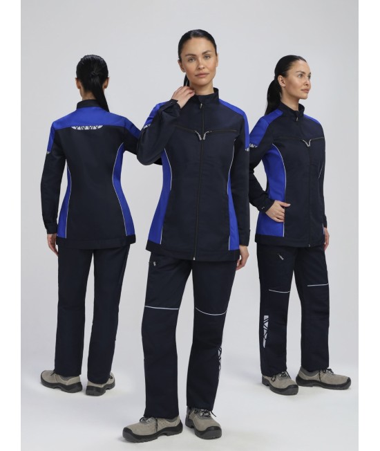 Куртка женская ProfLineSpecialist (тк.Смесовая,240), т.синий/васильковый