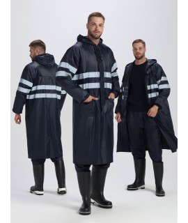Плащ влагозащитный ProfLineSpecialist СОП (ПВХ,210), т.синий