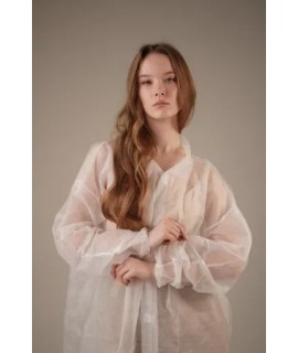 Халат медицинский на ЛИПУЧКАХ